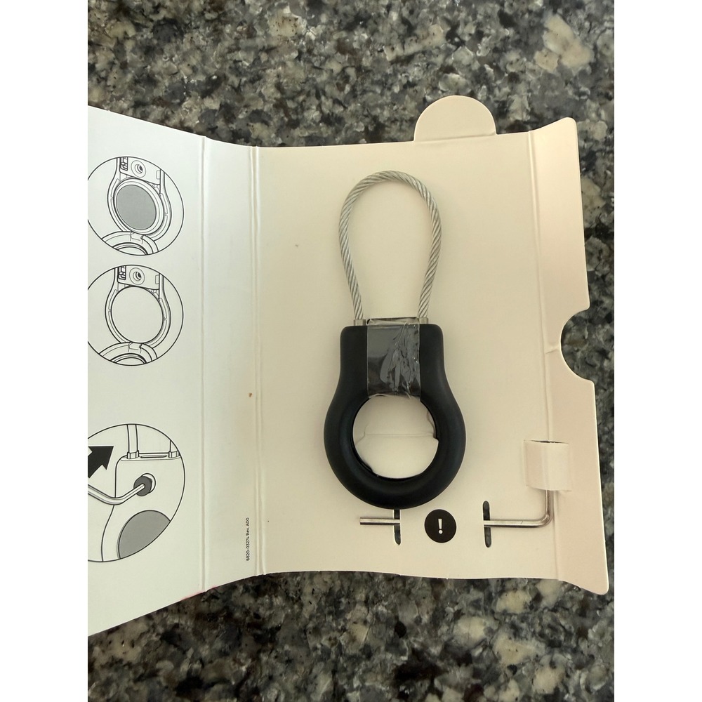 Belkin Secure Holder with Wire Cable for Apple AirTag Black